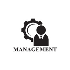 management icon , leadership icon vector