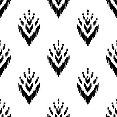 black and white seamless pattern