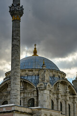 Mosque Ortakoy on the shore of the Bosphorus Strait in the Besiktash area in Istanbul