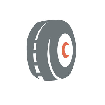 racing tire icon symbol sign vector illustration logo template Isolated for any purpose