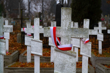 Burial place for the Poles who died in the Polish-Soviet war