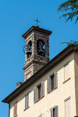 Fototapeta na wymiar Architecture details in Bergamo from Italy