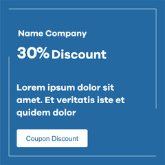 Bussiness web banner design, ad banner template