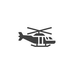 Helicopter vector icon