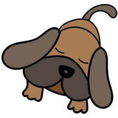 cartoon dog illustration