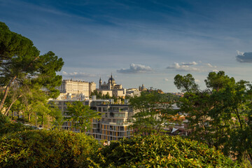 Fototapeta na wymiar The panorama of Madrid, Spain