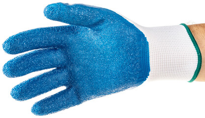 work gloves on white background