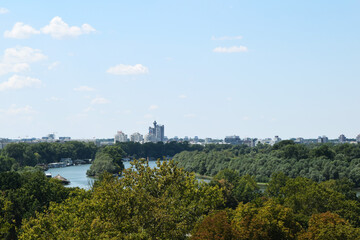 Fototapeta na wymiar view of the Danube. Belgrade,Serbia