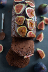 chocolate fig cake