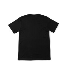 Black T shirt mockup, Realistic t-shirt.