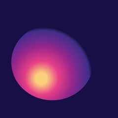  Abstract background with planet highlights. Game galaxy objects, funny cosmic elements recent vector set