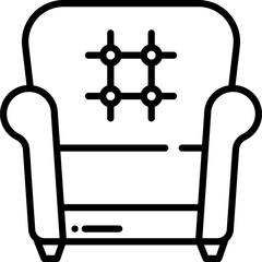 sofa icon vector