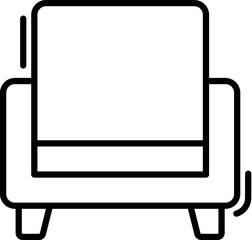 couch icon vector