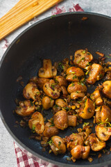 delicious butter mushroom is ready to serve. 