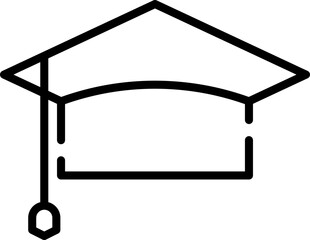 graduation icon vector