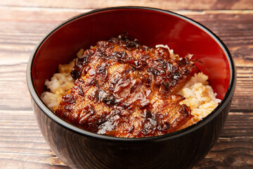竹輪の蒲焼き丼