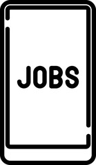 job seeker icon vector