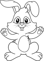 Easter Bunny Rabbit Cartoon