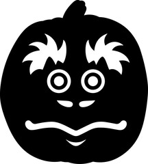 Halloween pumpkins Silhouette