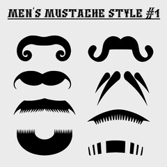 mustache packs with cool and unique models