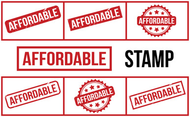 Affordable Rubber Stamp set Vector