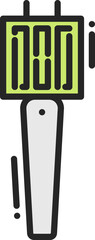 light stick icon vector