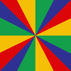 vector and background four color for juneteenth