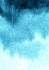blue abstract watercolor background with texture.Grunge