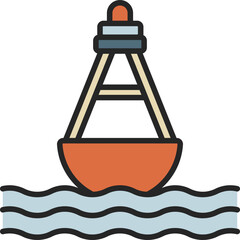 sailor material icon vector