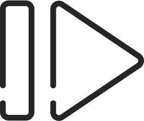 media player icon vector