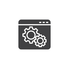 Helpdesk service vector icon