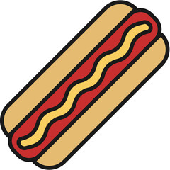 fast food icon vector