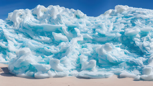Ice waves wallpaper