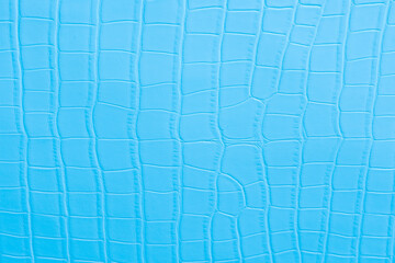 Crocodile bone skin texture background. Blue Leather background and texture.