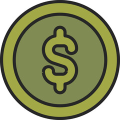 bank material icon vector