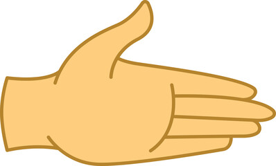 Obraz premium hand gesture illustration