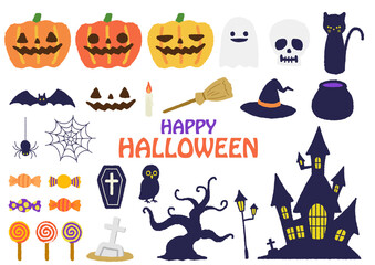 HALLOWEEN icon digitally drawn illustration