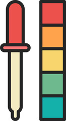 design tool material icon vector