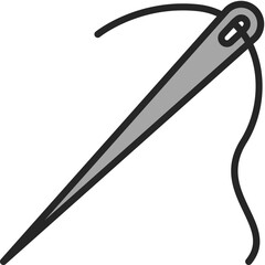 sew material icon vector