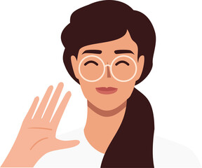 Girl with Glasses Avatar