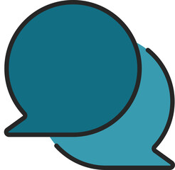 chat bubble icon vector