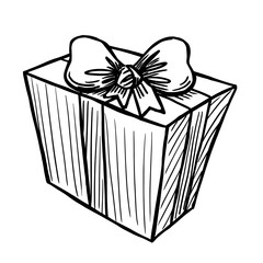 Gift box vector illustration isolated on white background