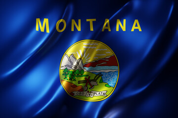 Montana State flag - 532400314