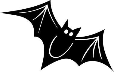 Silhouette of Halloween Bat