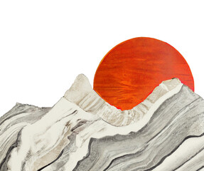 Mountains - Abstract Landscape Art