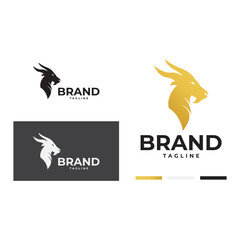Fototapeta premium goat logo icon design vector
