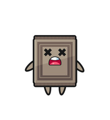 the dead carpet mascot character