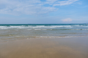 Fototapeta na wymiar 海の中道から眺める玄界灘