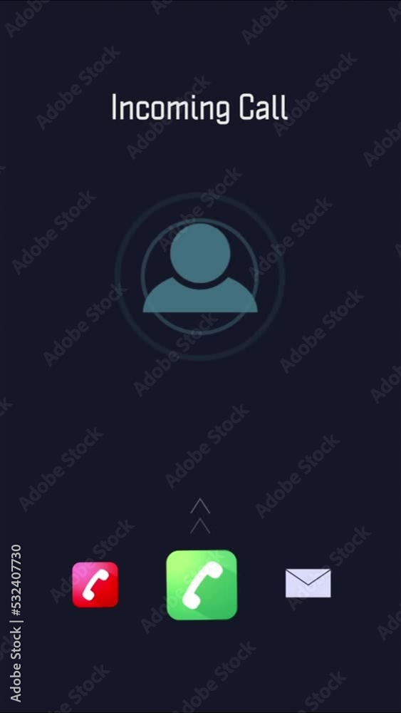 Poster Incoming call, phone screen and communication icon to contact, networking and mobile conversation. Background of smartphone voice connection application, ui digital technology graphic and user system