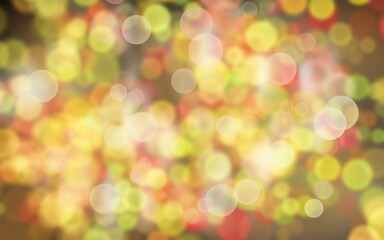 Obraz premium Light bokeh worn against the background in bright light.